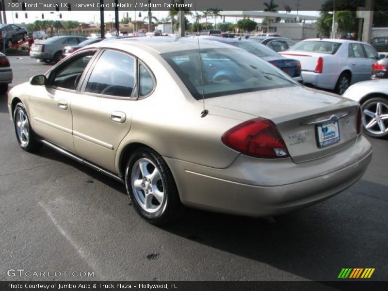 Harvest Gold Metallic / Medium Parchment 2001 Ford Taurus LX