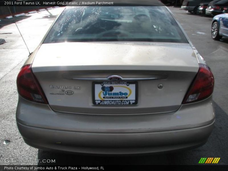 Harvest Gold Metallic / Medium Parchment 2001 Ford Taurus LX