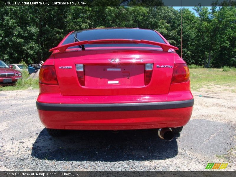 Cardinal Red / Gray 2001 Hyundai Elantra GT