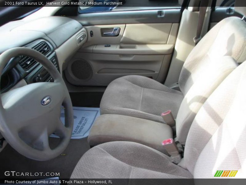 Harvest Gold Metallic / Medium Parchment 2001 Ford Taurus LX