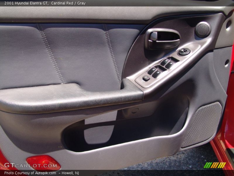 Cardinal Red / Gray 2001 Hyundai Elantra GT