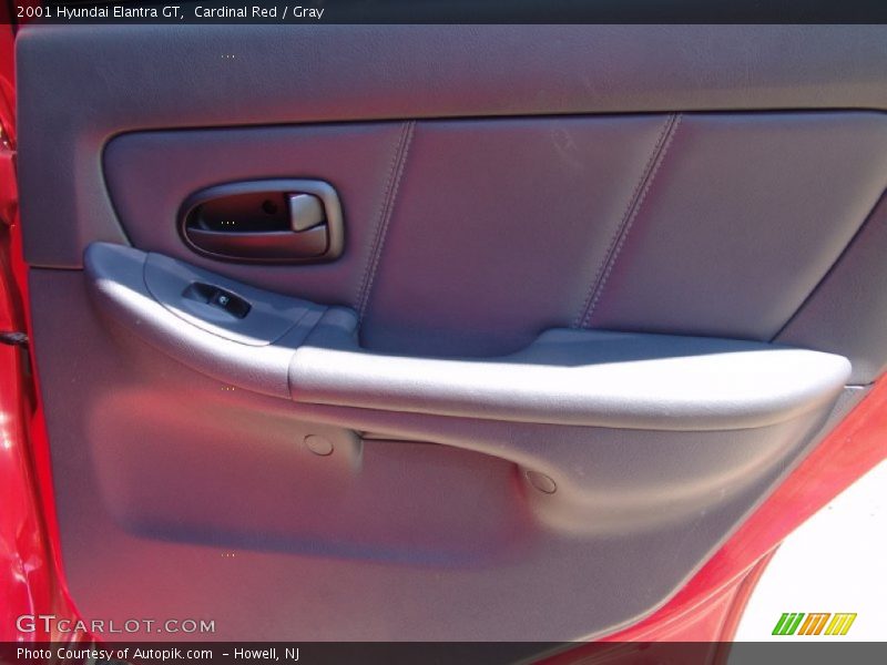 Cardinal Red / Gray 2001 Hyundai Elantra GT