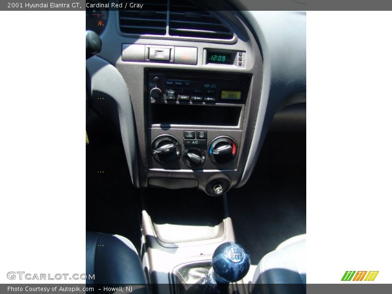 Cardinal Red / Gray 2001 Hyundai Elantra GT
