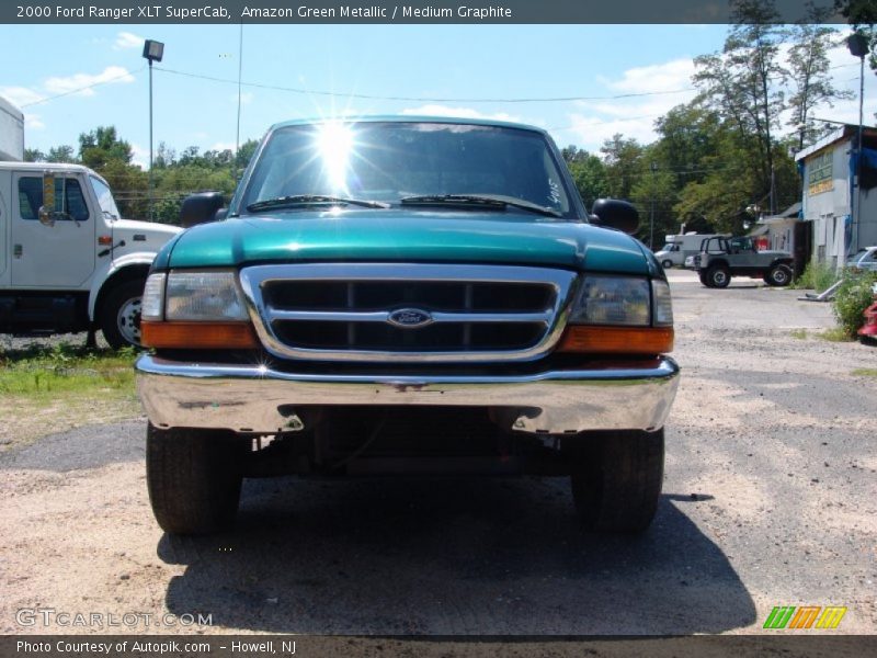 Amazon Green Metallic / Medium Graphite 2000 Ford Ranger XLT SuperCab
