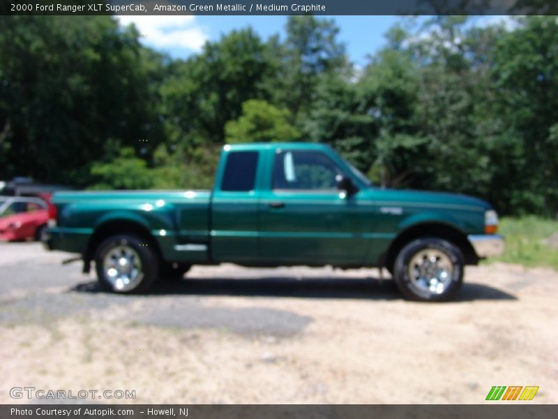 Amazon Green Metallic / Medium Graphite 2000 Ford Ranger XLT SuperCab