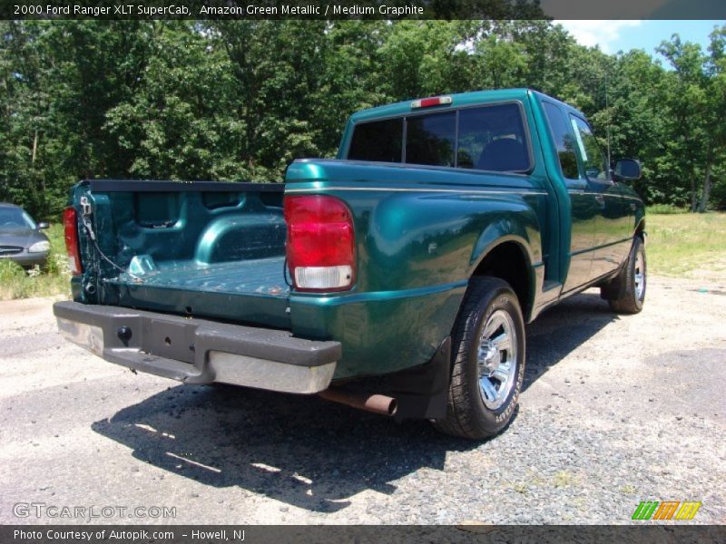 Amazon Green Metallic / Medium Graphite 2000 Ford Ranger XLT SuperCab