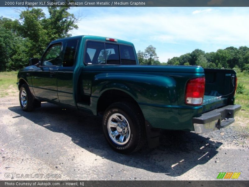 Amazon Green Metallic / Medium Graphite 2000 Ford Ranger XLT SuperCab