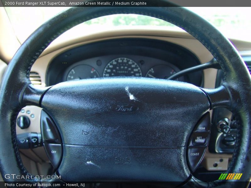 Amazon Green Metallic / Medium Graphite 2000 Ford Ranger XLT SuperCab