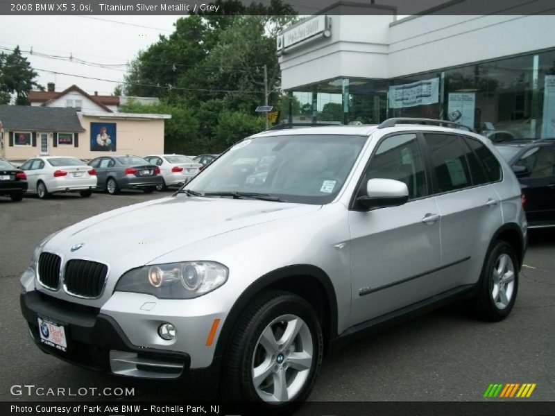 Titanium Silver Metallic / Grey 2008 BMW X5 3.0si