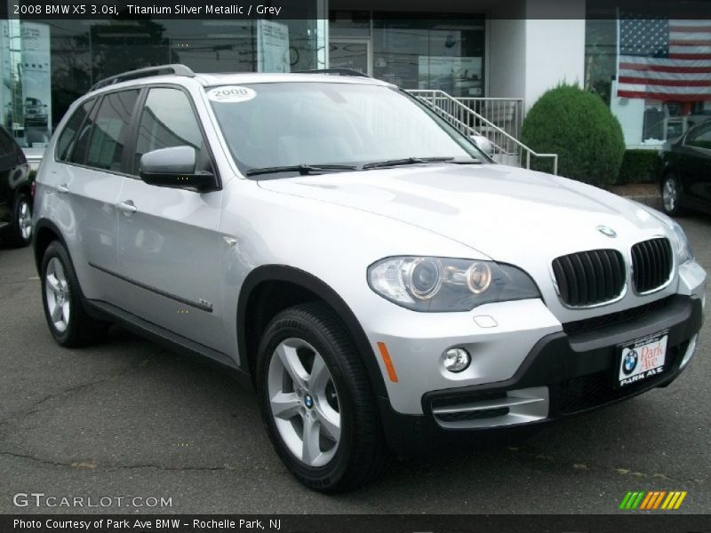 Titanium Silver Metallic / Grey 2008 BMW X5 3.0si