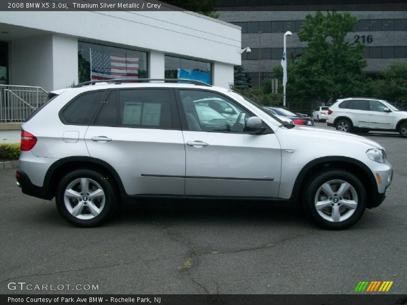 Titanium Silver Metallic / Grey 2008 BMW X5 3.0si