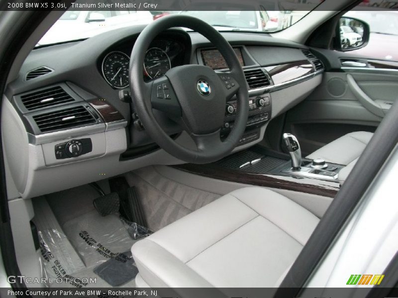 Titanium Silver Metallic / Grey 2008 BMW X5 3.0si