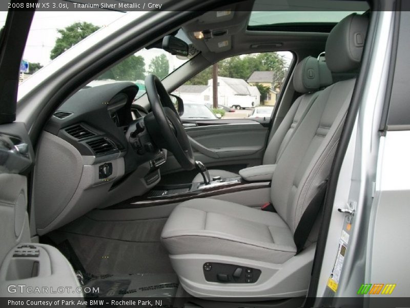 Titanium Silver Metallic / Grey 2008 BMW X5 3.0si