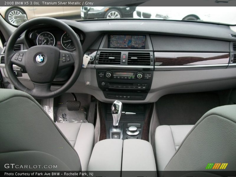 Titanium Silver Metallic / Grey 2008 BMW X5 3.0si