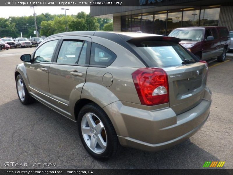 Light Khaki Metallic / Dark Slate Gray 2008 Dodge Caliber R/T AWD