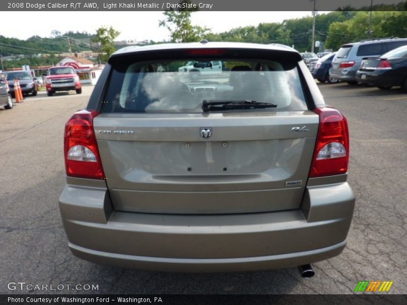 Light Khaki Metallic / Dark Slate Gray 2008 Dodge Caliber R/T AWD