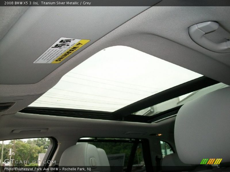 Titanium Silver Metallic / Grey 2008 BMW X5 3.0si