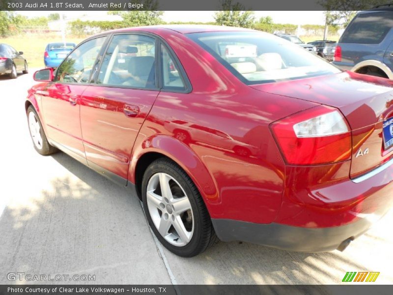 Amulet Red / Beige 2003 Audi A4 1.8T Sedan