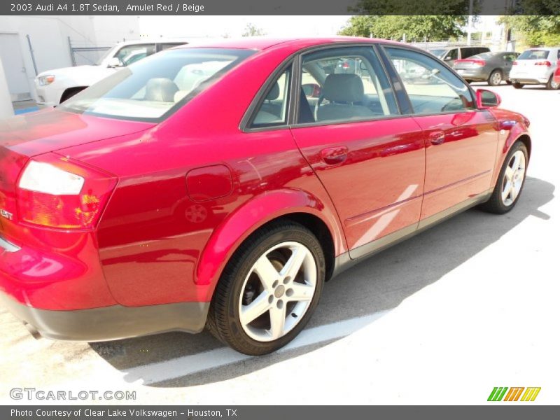 Amulet Red / Beige 2003 Audi A4 1.8T Sedan