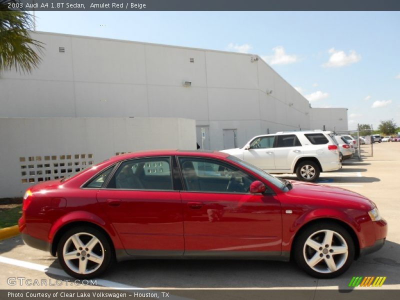 Amulet Red / Beige 2003 Audi A4 1.8T Sedan