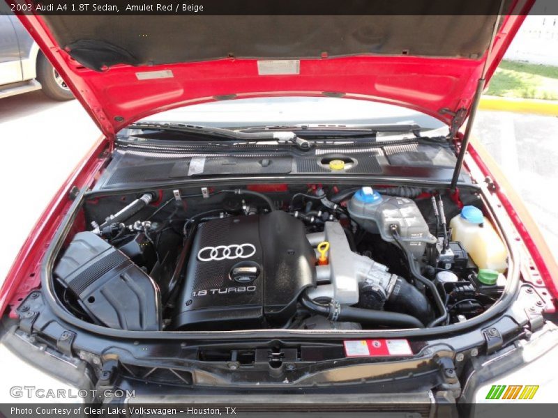 Amulet Red / Beige 2003 Audi A4 1.8T Sedan