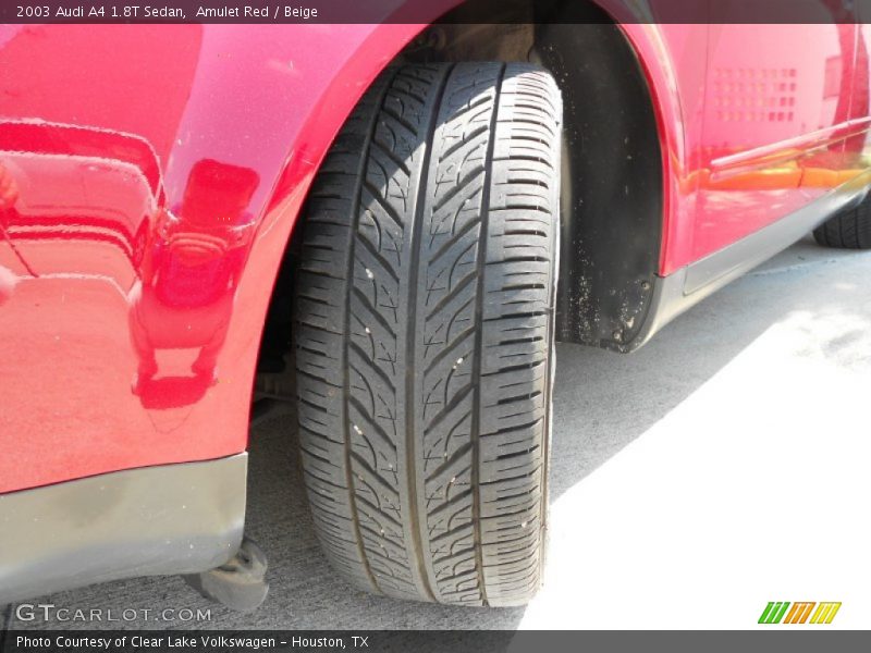 Amulet Red / Beige 2003 Audi A4 1.8T Sedan
