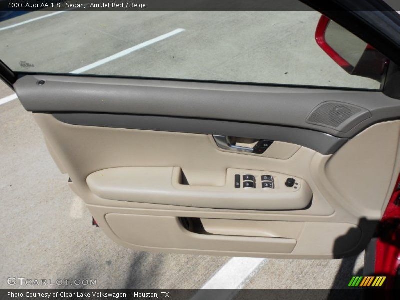 Amulet Red / Beige 2003 Audi A4 1.8T Sedan