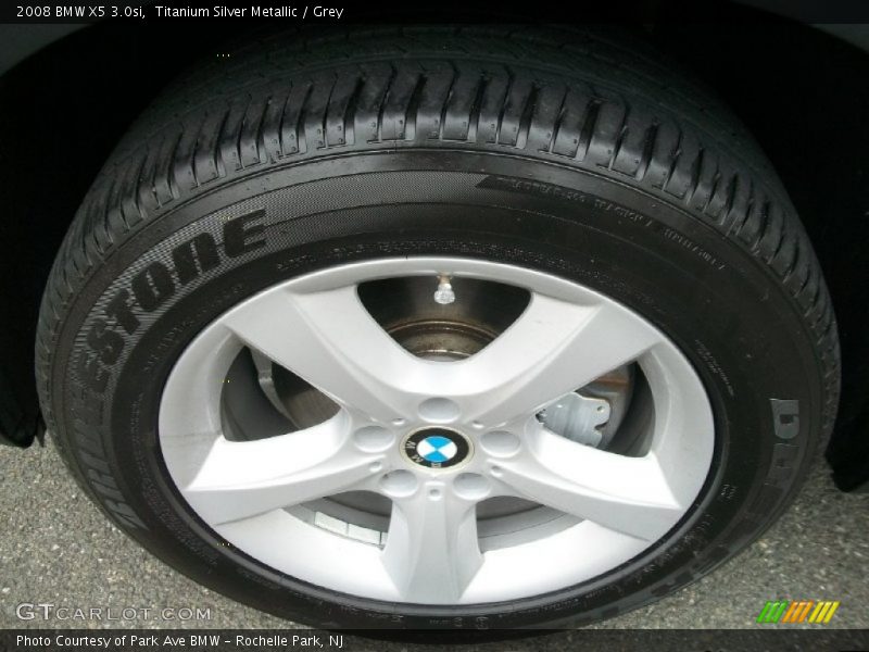 Titanium Silver Metallic / Grey 2008 BMW X5 3.0si