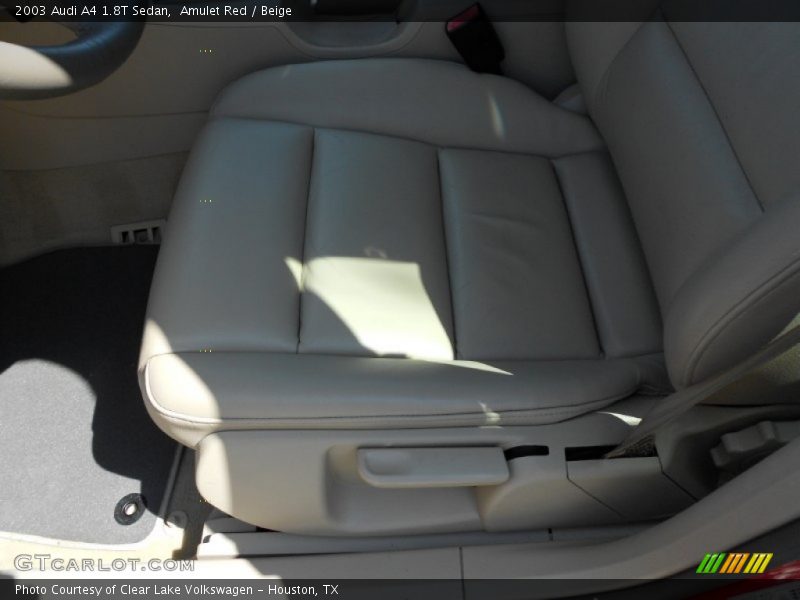 Amulet Red / Beige 2003 Audi A4 1.8T Sedan