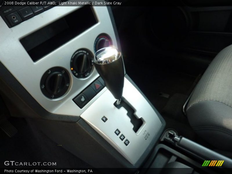 Light Khaki Metallic / Dark Slate Gray 2008 Dodge Caliber R/T AWD