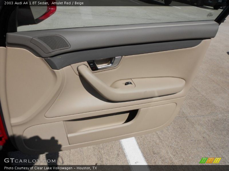 Amulet Red / Beige 2003 Audi A4 1.8T Sedan