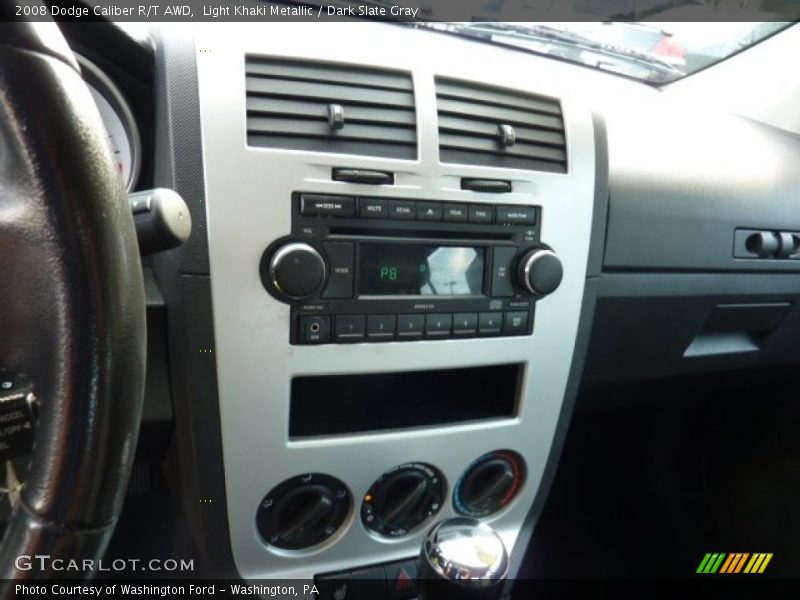 Light Khaki Metallic / Dark Slate Gray 2008 Dodge Caliber R/T AWD