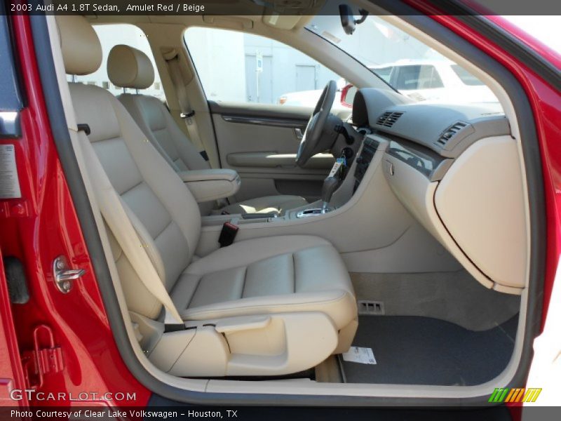 Amulet Red / Beige 2003 Audi A4 1.8T Sedan