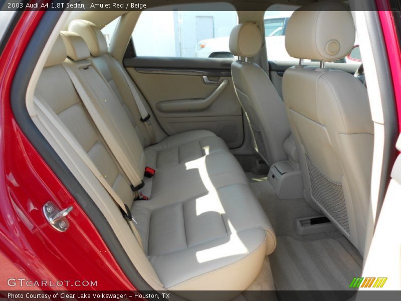 Amulet Red / Beige 2003 Audi A4 1.8T Sedan