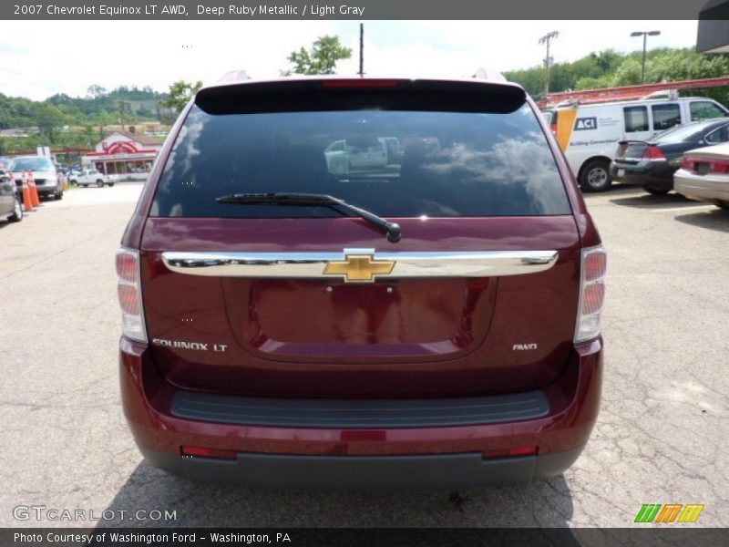 Deep Ruby Metallic / Light Gray 2007 Chevrolet Equinox LT AWD