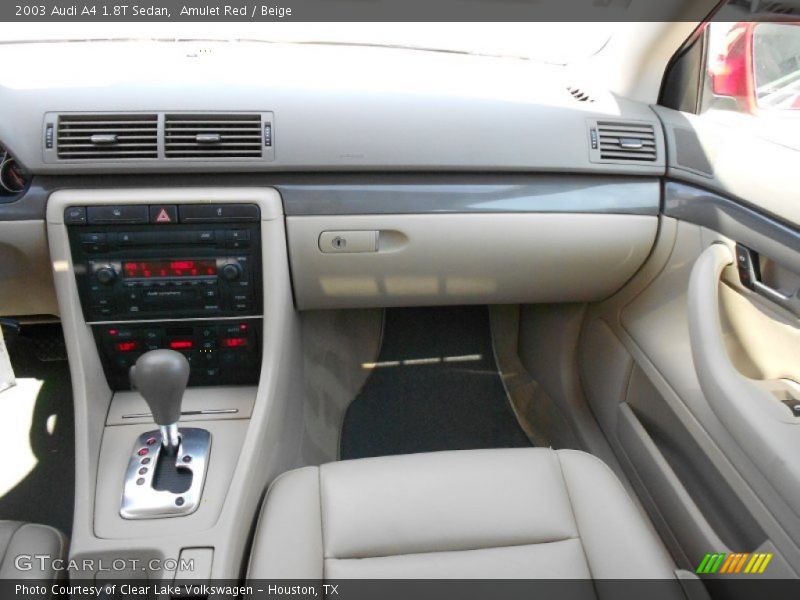 Amulet Red / Beige 2003 Audi A4 1.8T Sedan