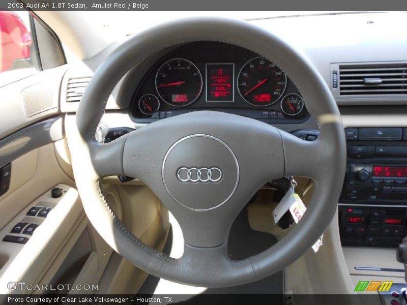Amulet Red / Beige 2003 Audi A4 1.8T Sedan