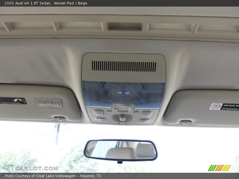 Amulet Red / Beige 2003 Audi A4 1.8T Sedan