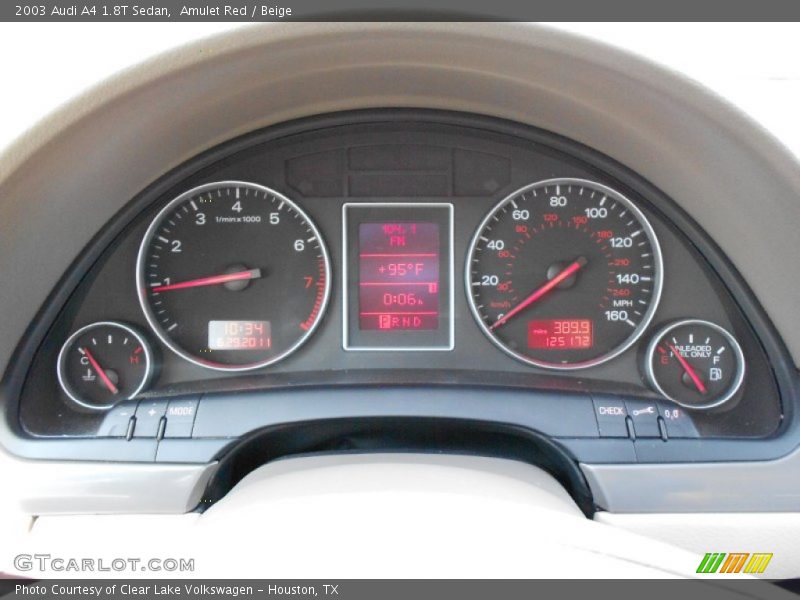 Amulet Red / Beige 2003 Audi A4 1.8T Sedan