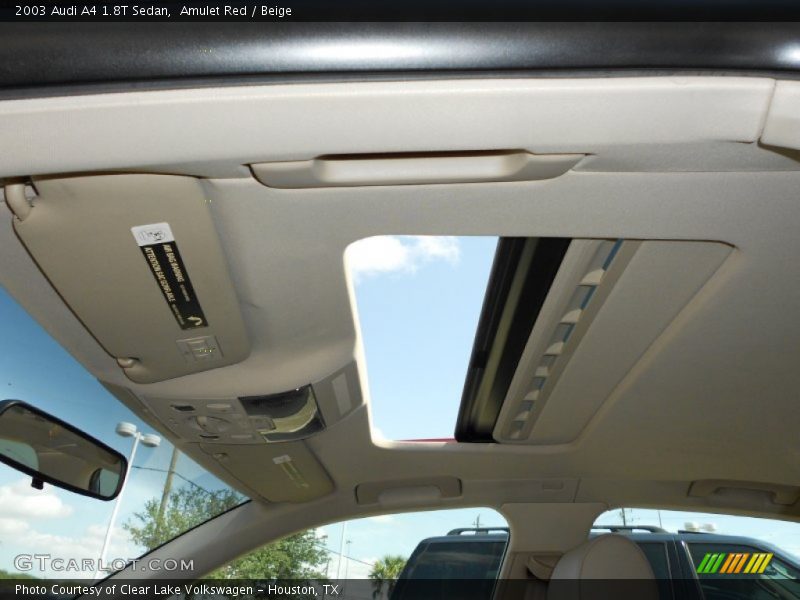 Amulet Red / Beige 2003 Audi A4 1.8T Sedan