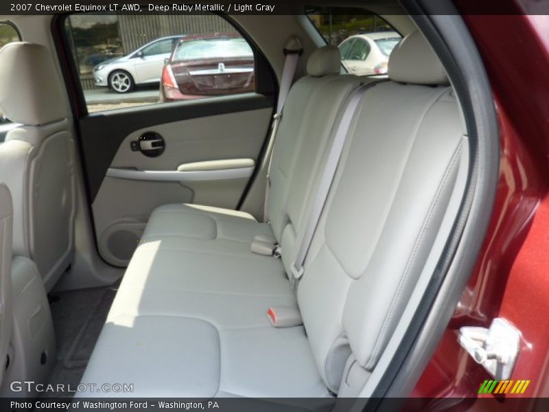 Deep Ruby Metallic / Light Gray 2007 Chevrolet Equinox LT AWD
