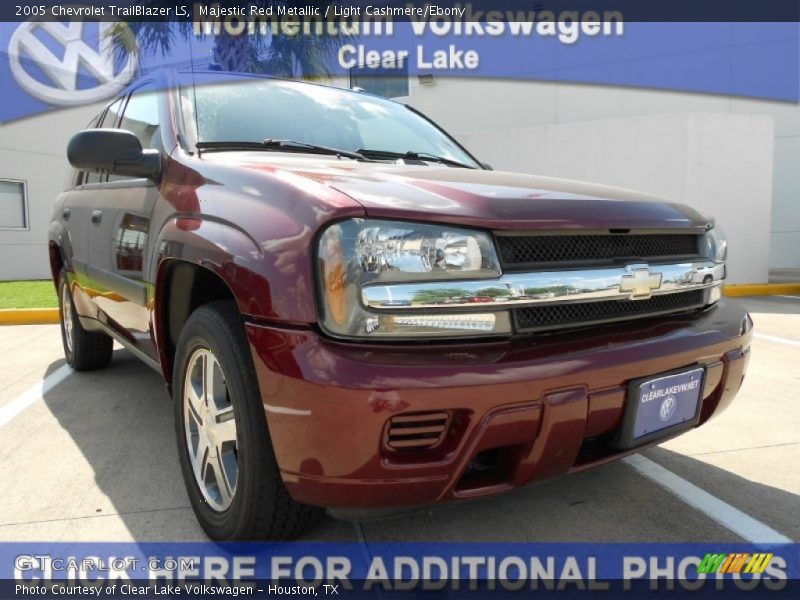 Majestic Red Metallic / Light Cashmere/Ebony 2005 Chevrolet TrailBlazer LS