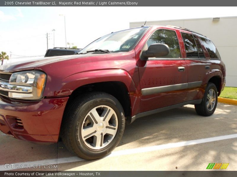 Majestic Red Metallic / Light Cashmere/Ebony 2005 Chevrolet TrailBlazer LS