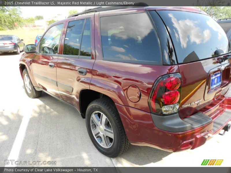 Majestic Red Metallic / Light Cashmere/Ebony 2005 Chevrolet TrailBlazer LS