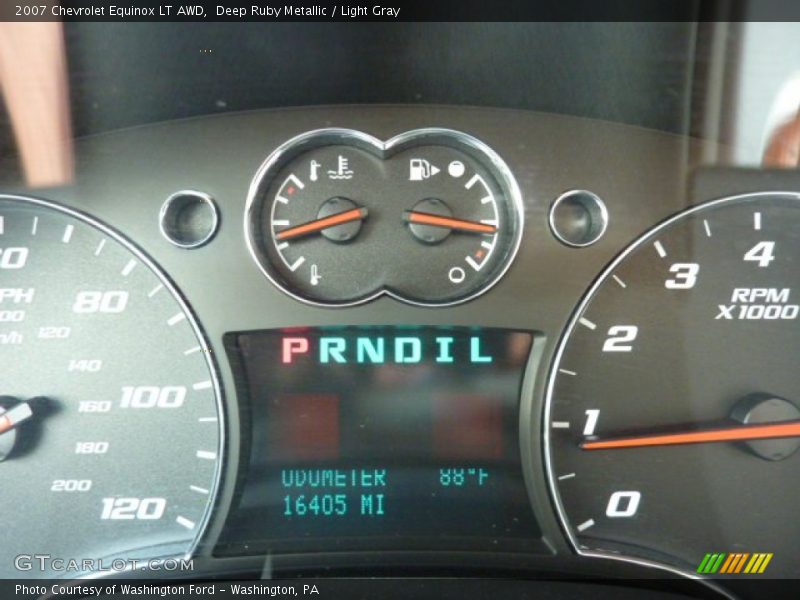 Deep Ruby Metallic / Light Gray 2007 Chevrolet Equinox LT AWD