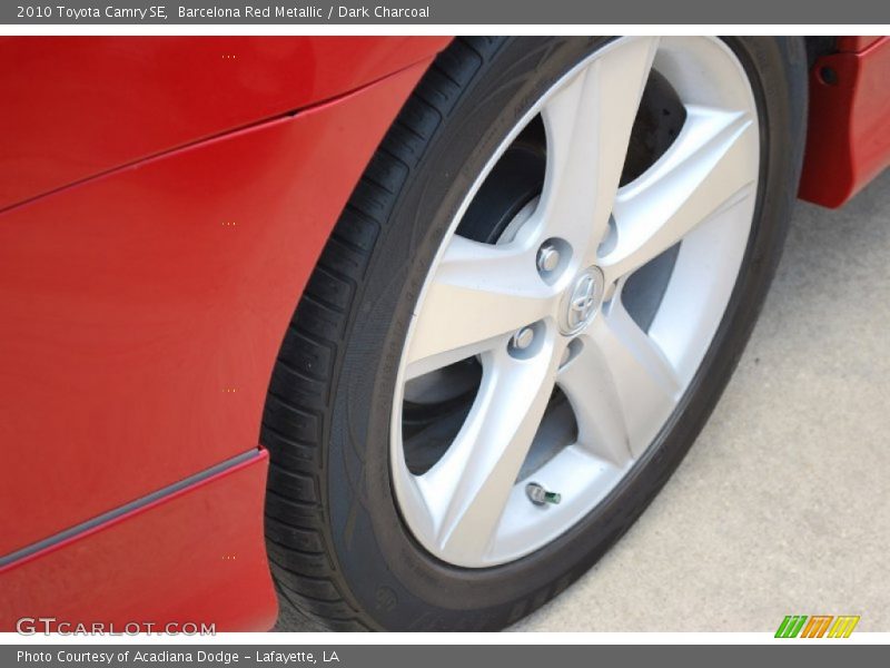 Barcelona Red Metallic / Dark Charcoal 2010 Toyota Camry SE
