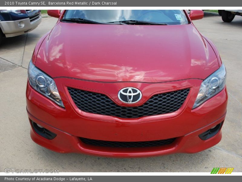 Barcelona Red Metallic / Dark Charcoal 2010 Toyota Camry SE