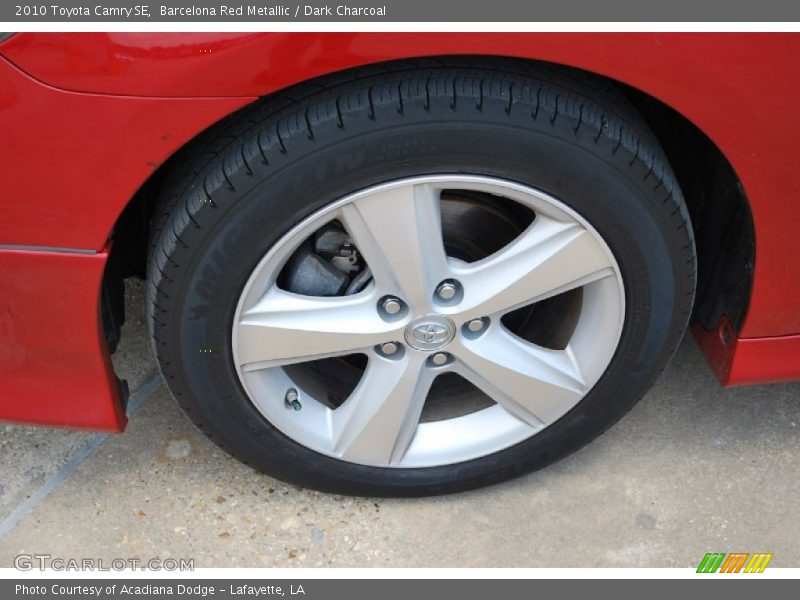 Barcelona Red Metallic / Dark Charcoal 2010 Toyota Camry SE