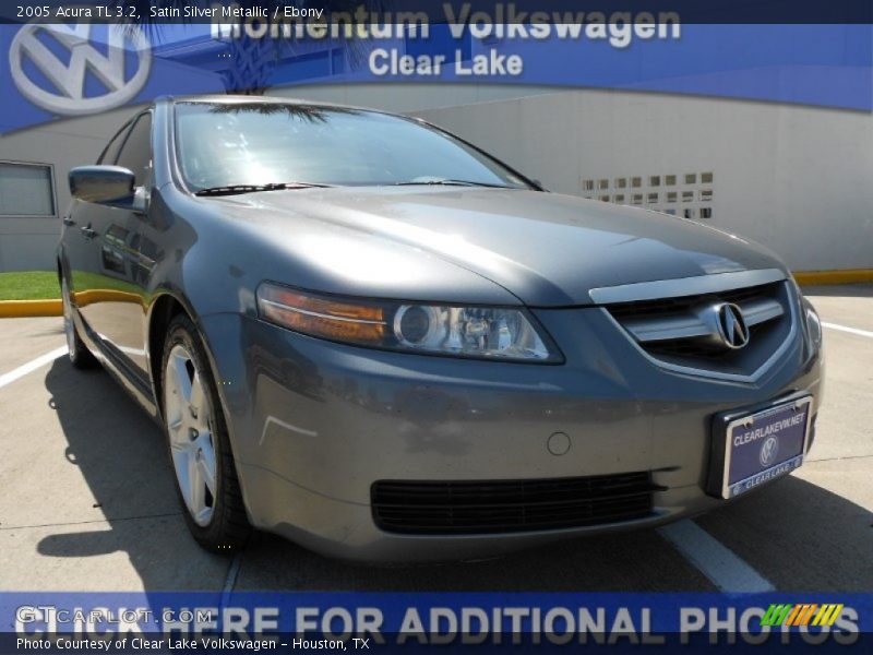 Satin Silver Metallic / Ebony 2005 Acura TL 3.2