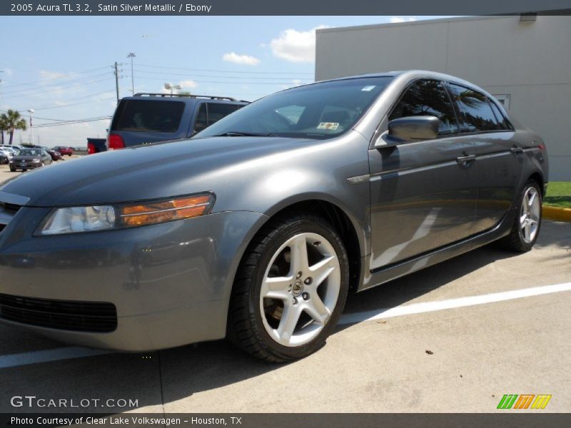 Satin Silver Metallic / Ebony 2005 Acura TL 3.2